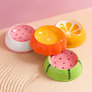 tigela de cerâmica para gatos e cães pequenos