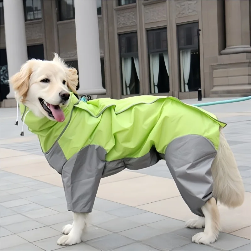 Capa de Chuva para Cães com Capuz em Tecido Oxford - Imagem 2