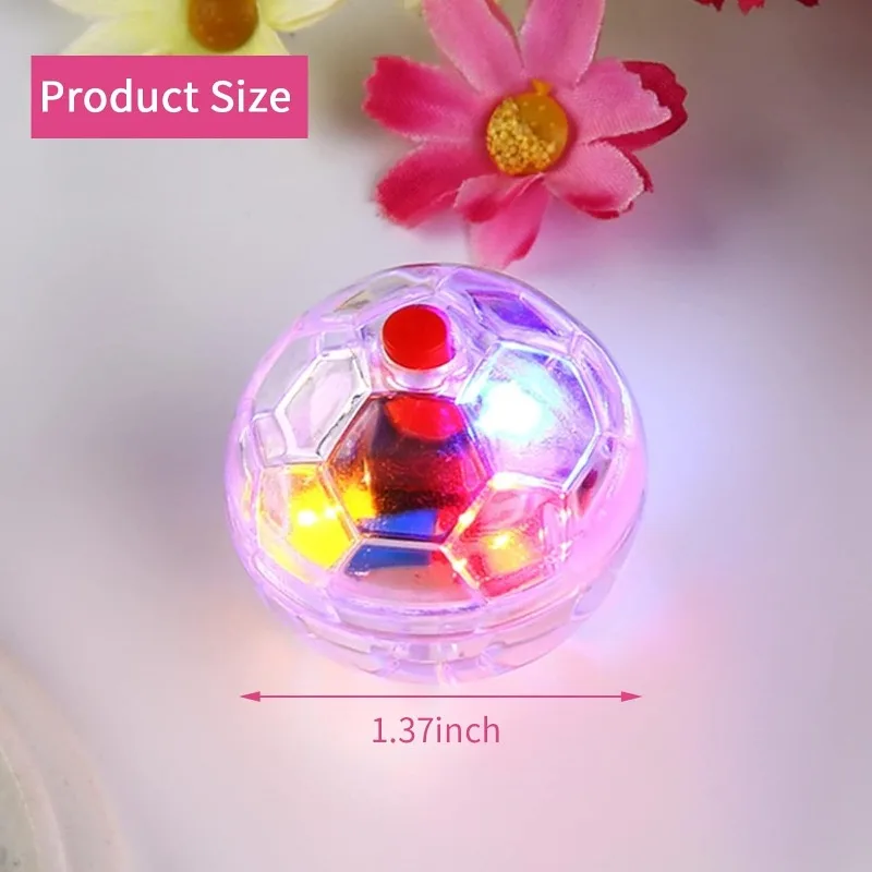 Bola Brilhante para Gatos LED Transparente 3.5 cm Ativada por Toque - Imagem 6
