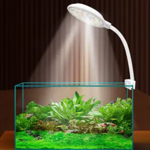 luminária led usb para aquário pequeno