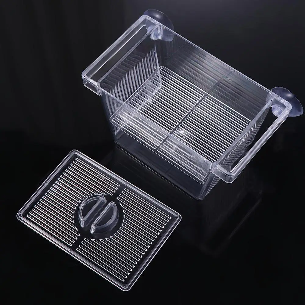 Caixa de Criação para Peixes com Ventosas Transparente 12,5x7x7 cm - Imagem 3