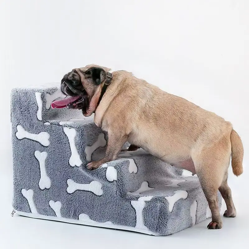 Escada para Cães e Gatos em Espuma 33x40x29cm para Sofá - Imagem 2