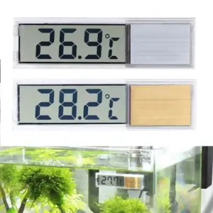 termômetro digital 3d lcd para aquário
