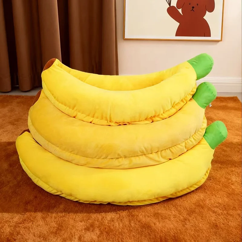 Cama para Cães e Gatos Estilo Banana com Capa Lavável - Image 5