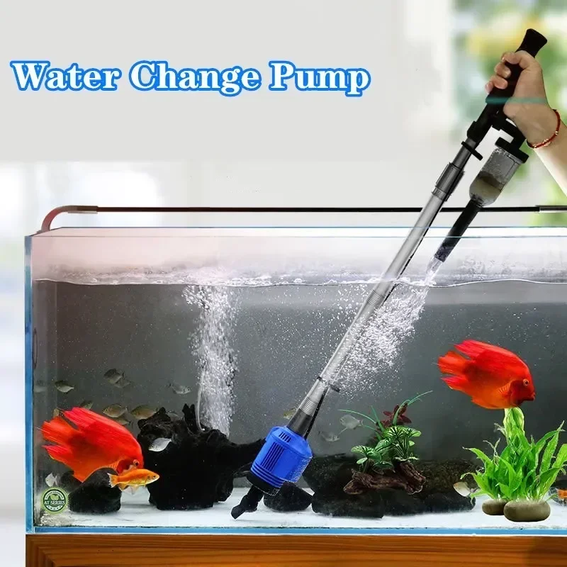 Aspirador de Cascalho para Aquário 20W com Filtro de Esponja e Regulador de Fluxo - Imagem 3