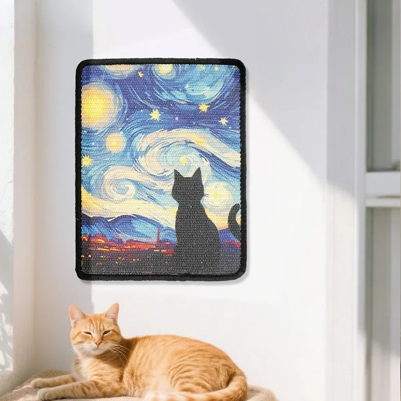 Pós de Arranhar para Gatos Montado na Parede com Tecido Macio - Imagem 2