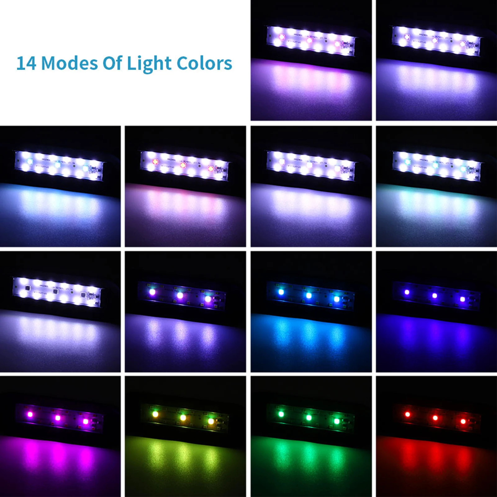 Luminária LED para Aquário de 20-35 cm com Temporizador USB - Imagem 4