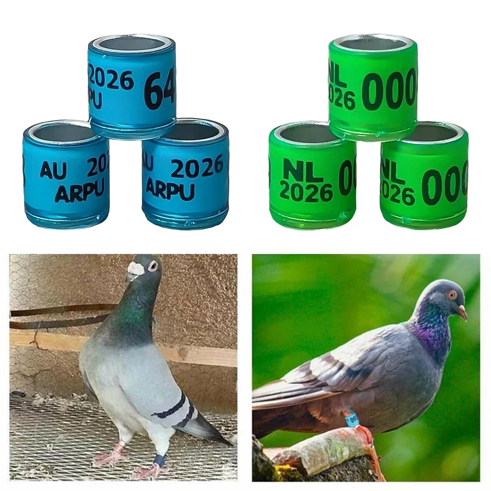 Anéis de Perna para Pássaros Numerados 8x11mm, 10-50 Peças - Imagem 5
