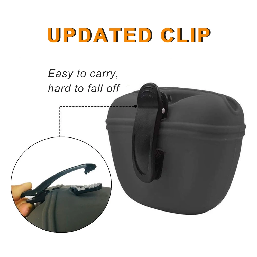 Bolsa para Petiscos de Cão com Fecho Magnético e Clipe de Cintura - Imagem 4