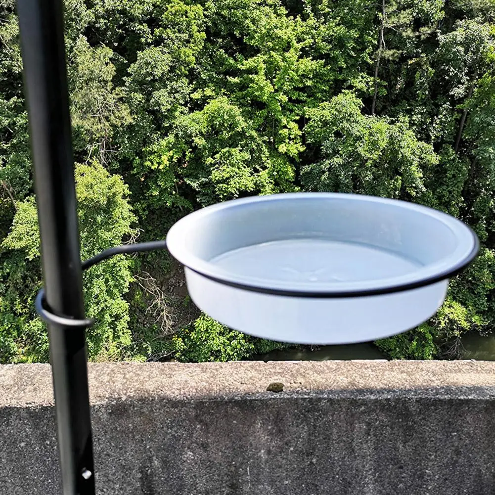Comedouro Circular para Pássaros Transparente de PP 18 cm - Imagem 3