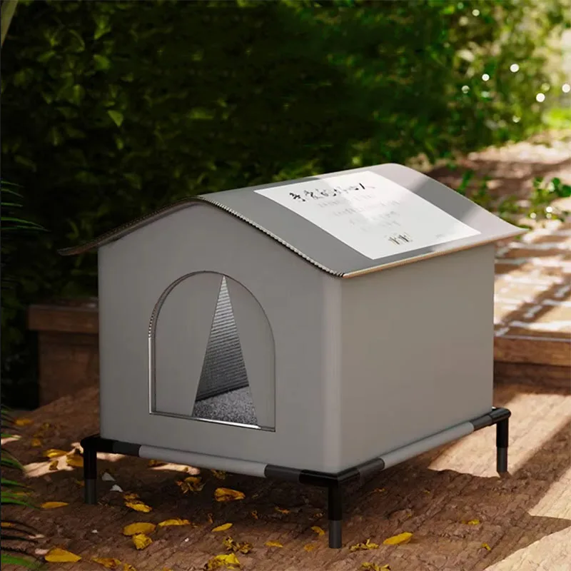 casinha dobrável impermeável para cães e gatos