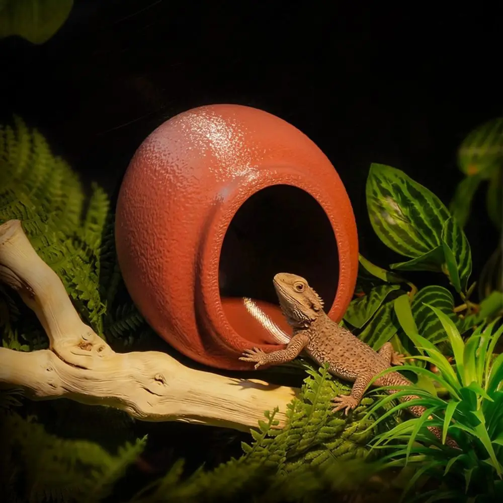 Caverna Esconderijo para Répteis com Ventosa Fixa na Parede - Imagem 4