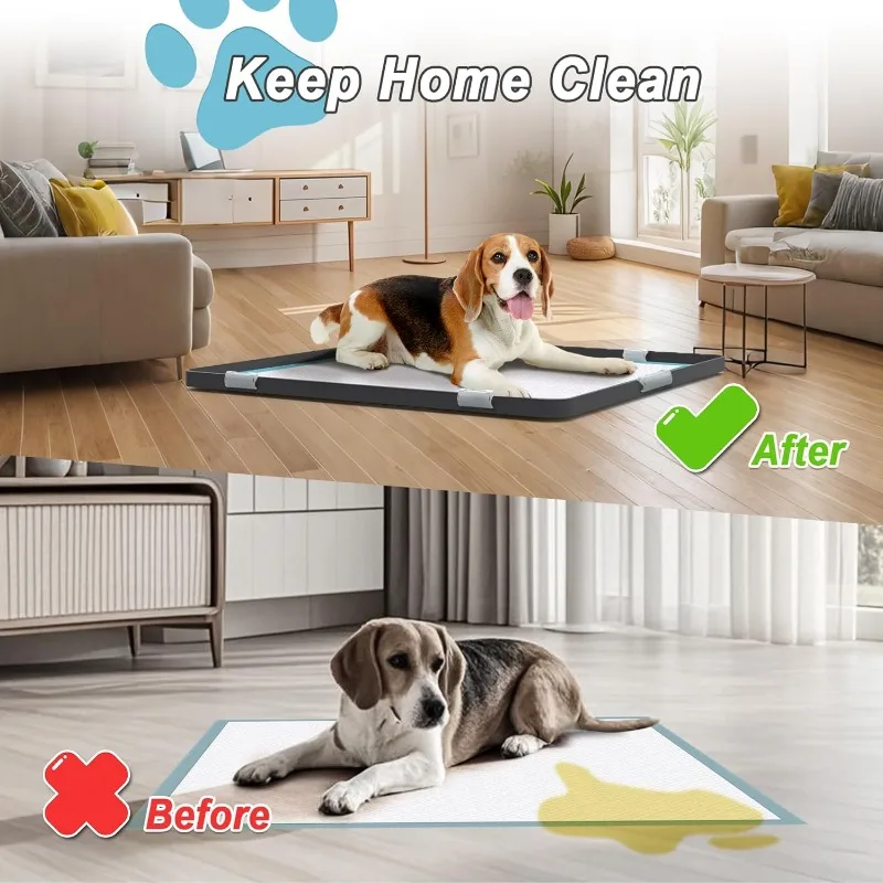 Suporte para Tapete Higiênico de Silicone para Cães 60x60 cm Antivazamento - Imagem 3