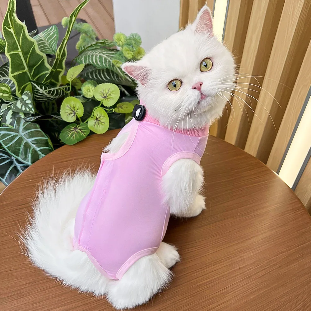 Roupa de Recuperação para Gatos de Modal Suave Pós-Cirurgia - Image 4
