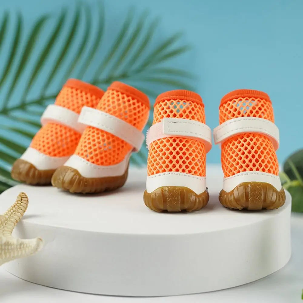 Sapatos Respiráveis para Cães Pequenos de PVC Antiderrapante - Imagem 3