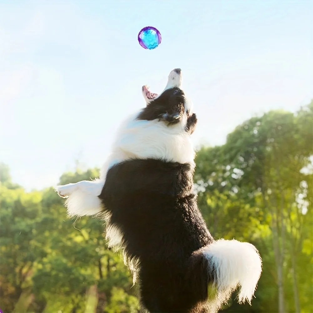 Brinquedo Bola de Borracha para Cães com Som Squeaky - Imagem 3