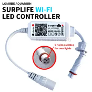 controlador led lominie para aquário wifi