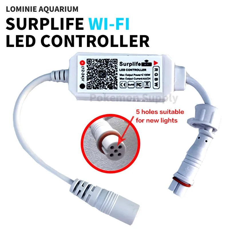 controlador led lominie para aquário wifi