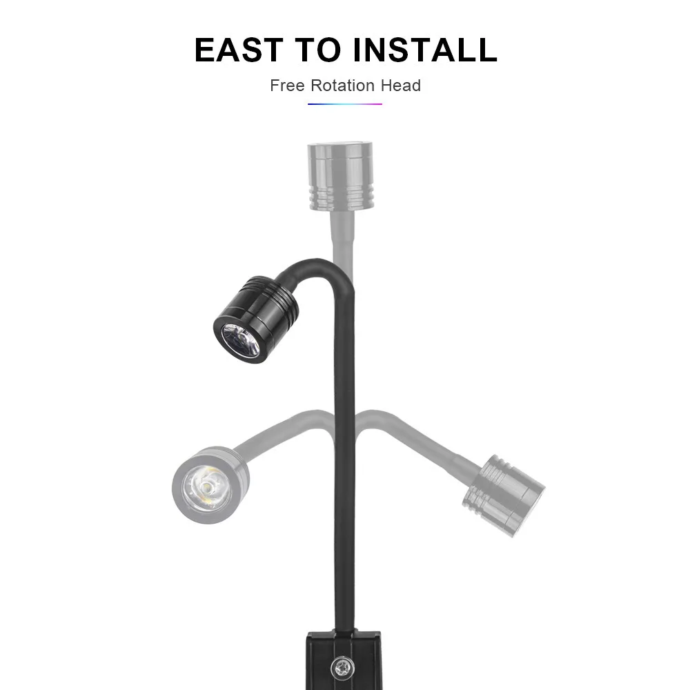 Luminária LED para Aquário USB 3W com Clipe e Ajuste de Foco - Imagem 5