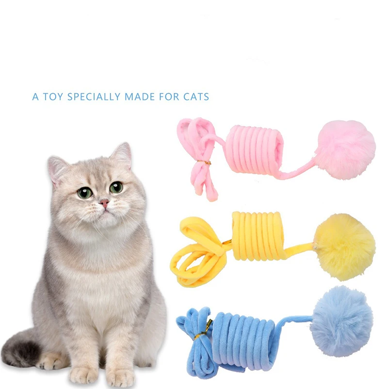 brinquedo de mola para gatos com ventosa