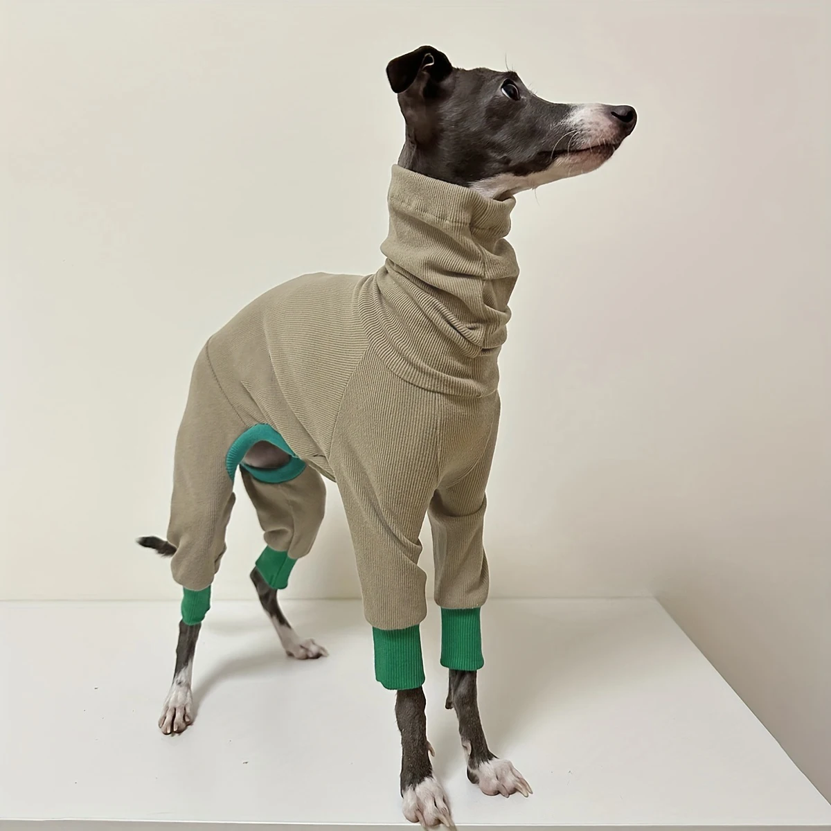 Jaqueta de Fleece para Cães com Quatro Patas e Gola Alta - Imagem 4
