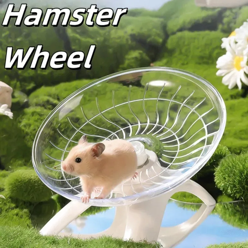 Roda de Corrida para Hamster Transparente Silenciosa para Gaiola - Image 3