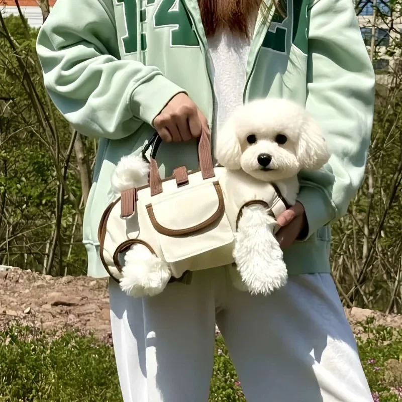 Mochila para Cães e Gatos até 9 kg com Alça de Mão e Transversal - Imagem 2