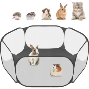 cercado dobrável transparente para pet