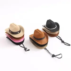 chapéu cowboy para cães e gatos pequenos