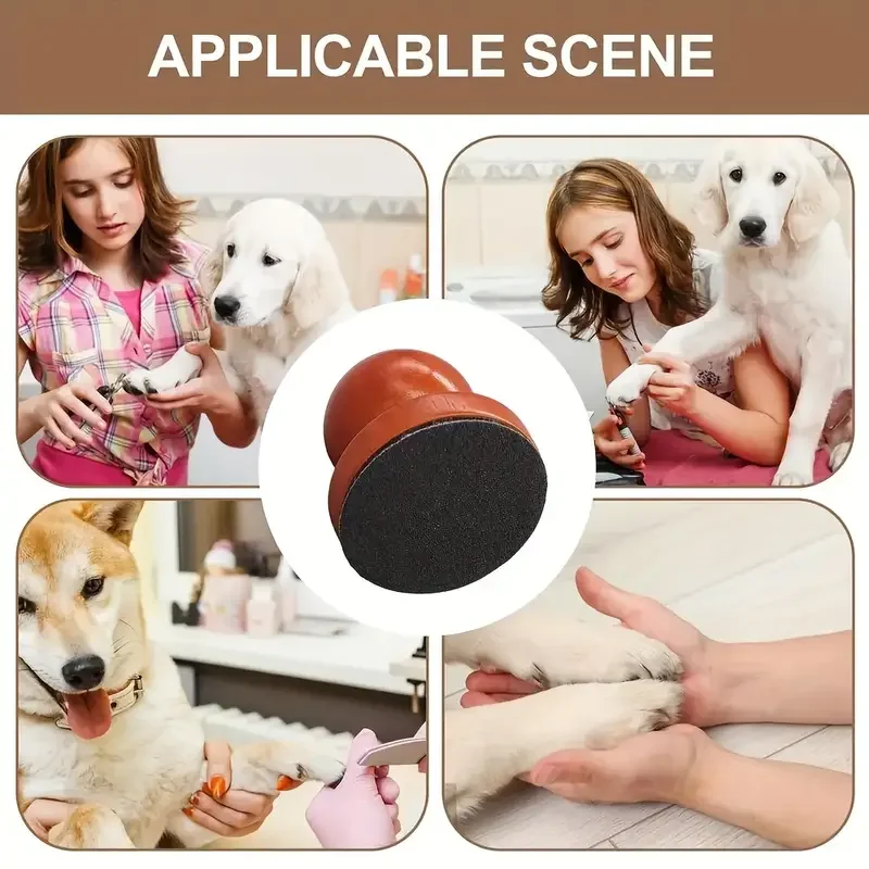 Lixa Manual para Cães em Madeira com Papel Lixado Removível - Imagem 2