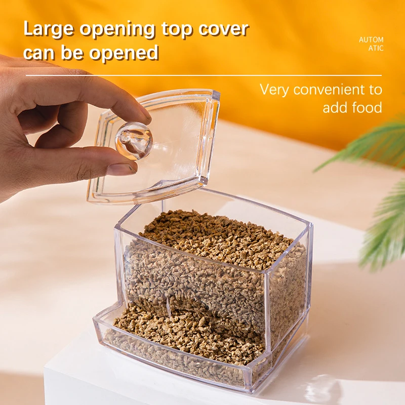 Alimentador Automático para Aves Transparente com Grande Capacidade - Imagem 4