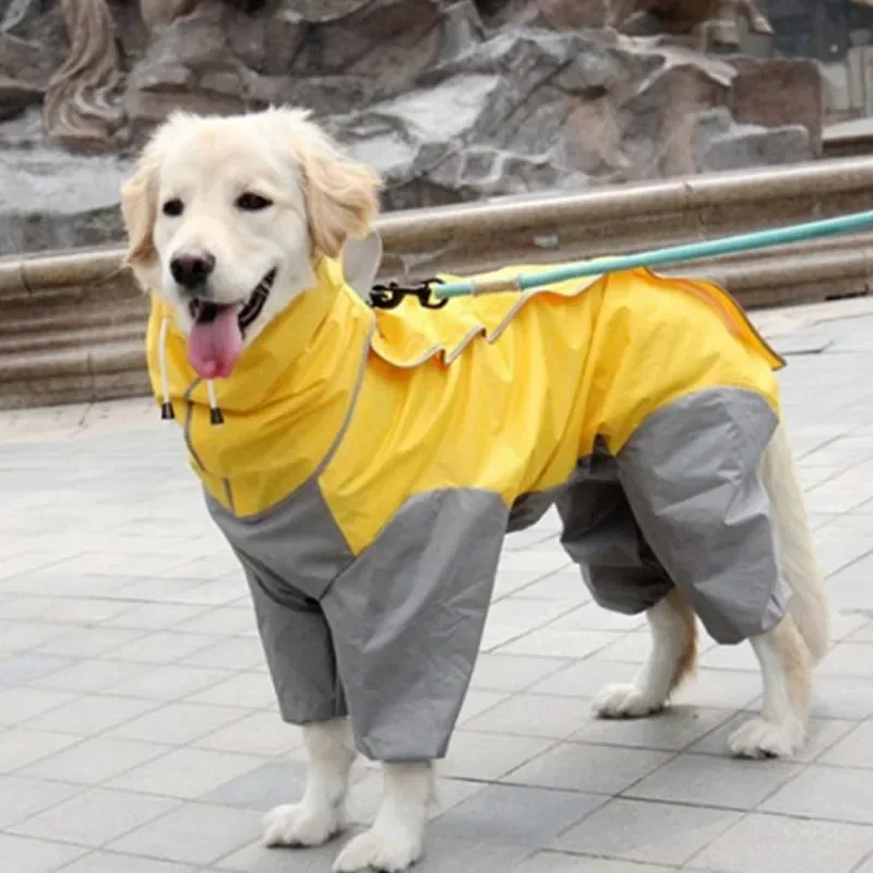Capa de Chuva para Cães com Capuz e Fecho em Velcro - Image 4