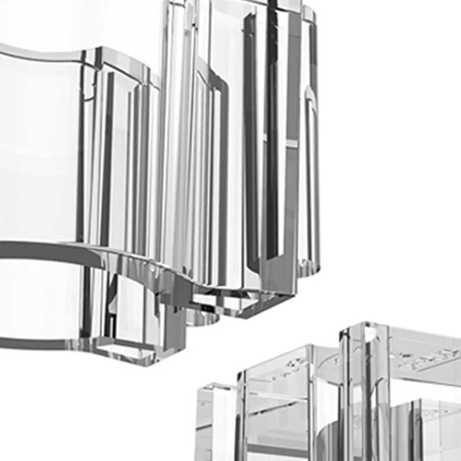 Suporte para Plantas de Aquário Transparente, 6 peças, para Layout Flexível - Imagem 5