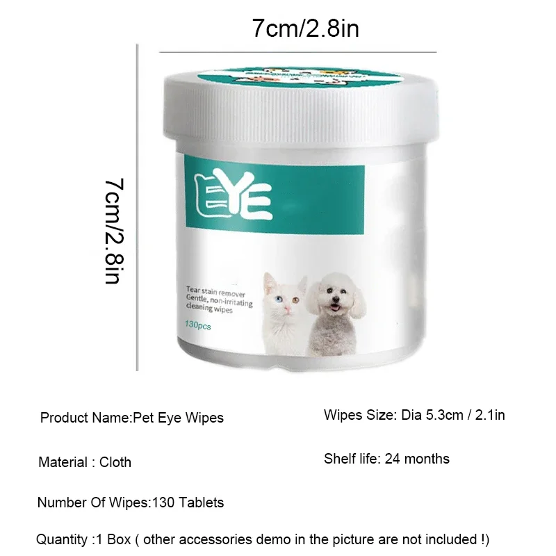 Lenços Umedecidos para Olhos de Cães e Gatos com Extrato de Aloe Vera - Imagem 6