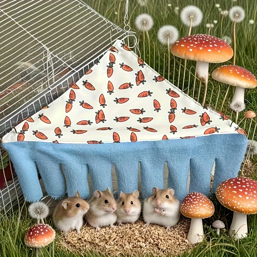 toca de canto lavável para hamster