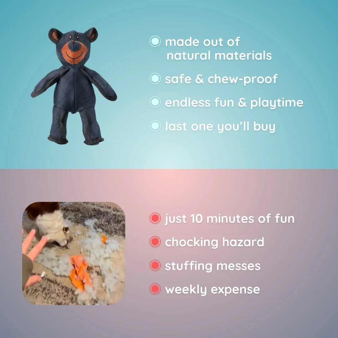 Brinquedo Mastigável para Cães Urso 2.0 para Mastigadores Agressivos - Image 3