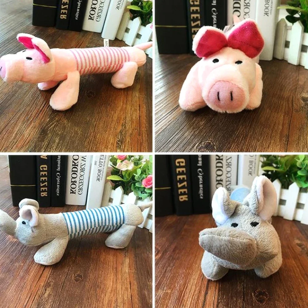 Brinquedo de Pelúcia para Cães com Som de Rangido em Velo - Imagem 3