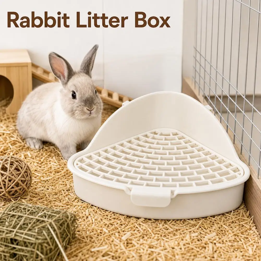 Bandeja Sanitária Triangular para Coelhos com Fixação na Gaiola - Image 4