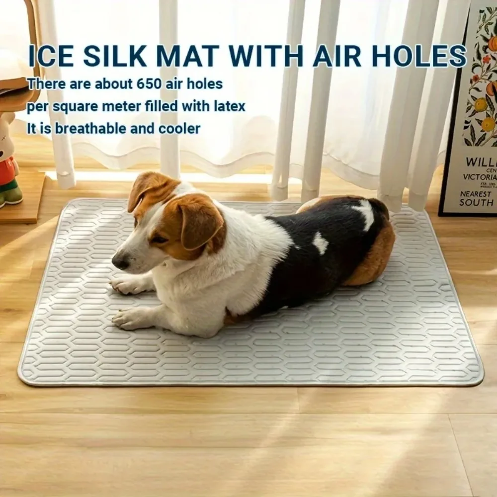 Tapete Refrescante Ice-Cool para Pets com Tecido Absorvente de Suor - Image 6