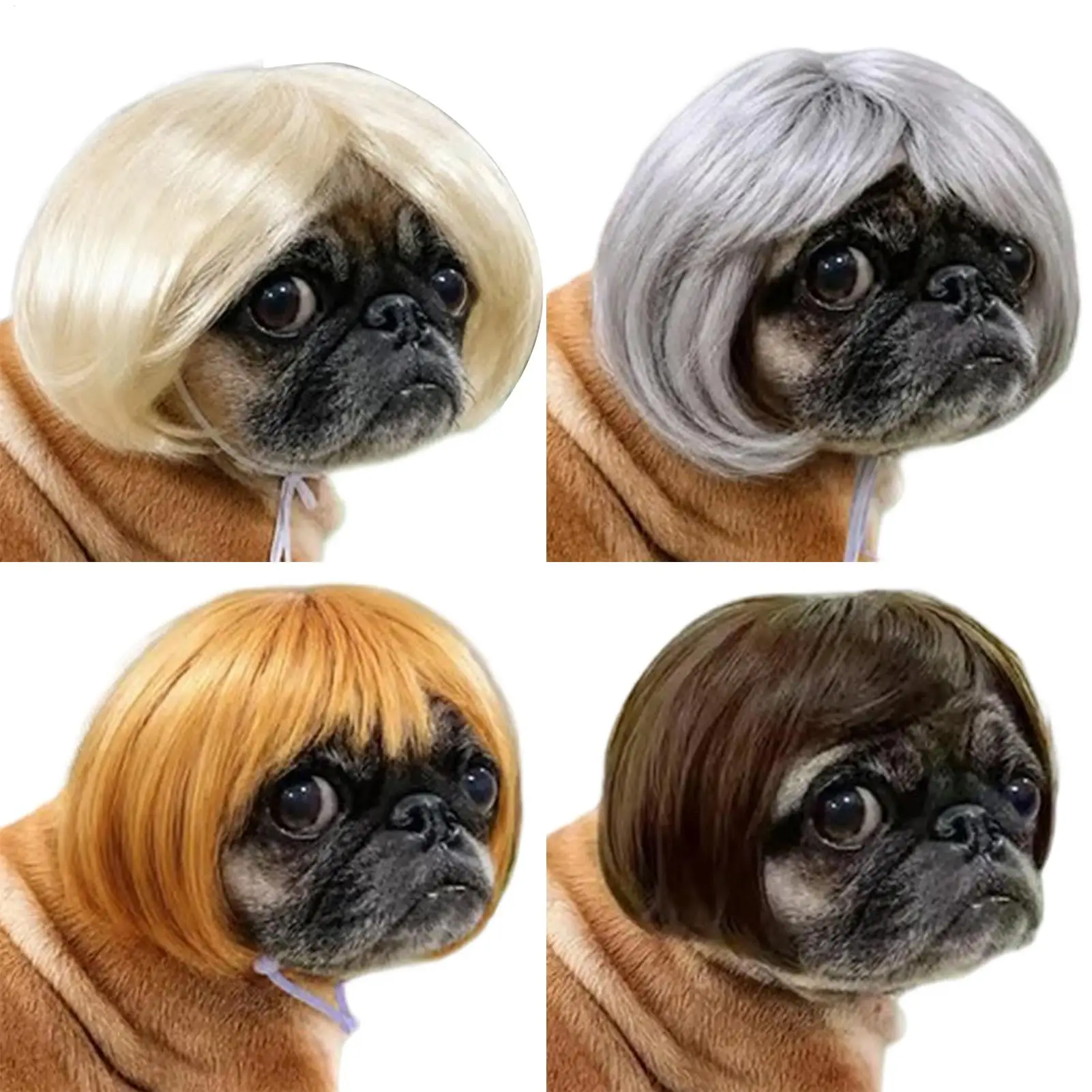 Peruca para Cães e Gatos Estilo Bob com Ajuste Flexível - Image 5