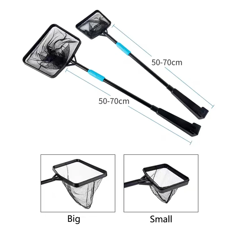 Rede de Pesca para Aquário Quadrada com Cabo Extensível - Imagem 3