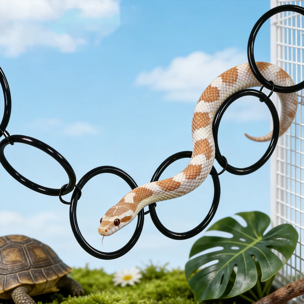 Brinquedo de Escalada para Répteis e Cobras Modulável Verde - Imagem 3