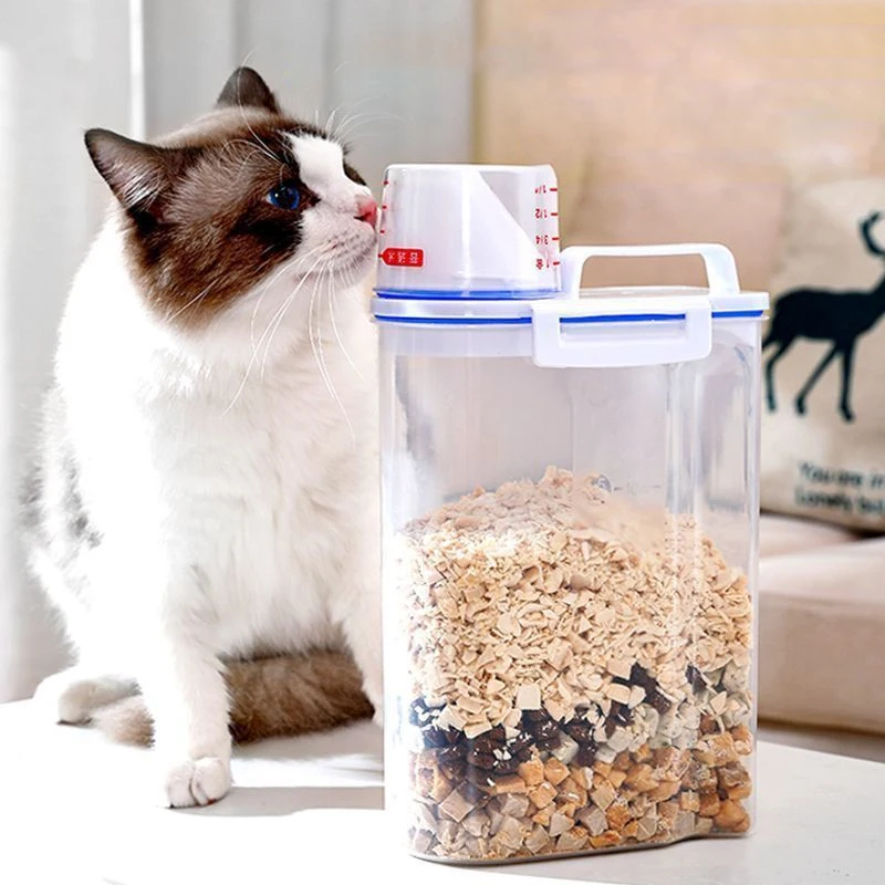 Pote para Ração de Cães e Gatos de 2kg com Vedação Hermética - Imagem 2