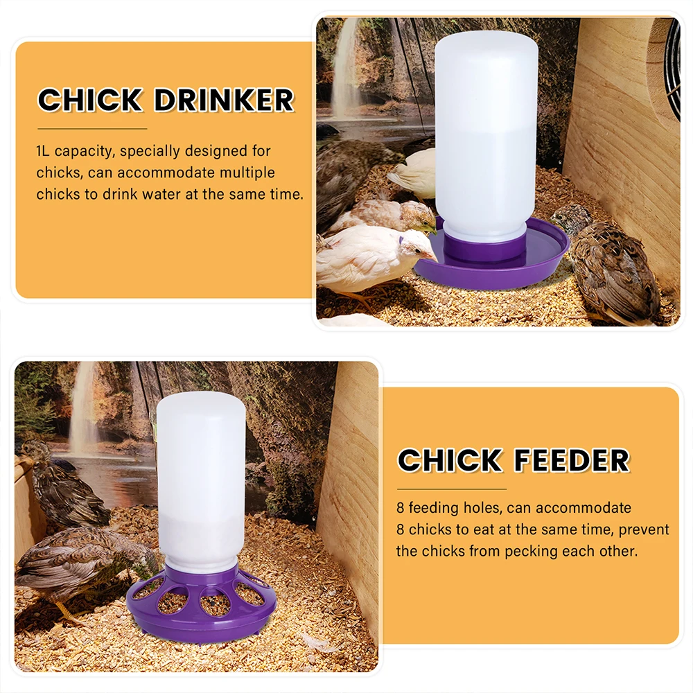 Bebedouro Automático para Aves 1L Balde para Água Fresca - Imagem 5