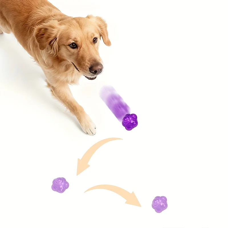 Brinquedo de Borracha para Cães com Som e Suporte para Petiscos - Image 3