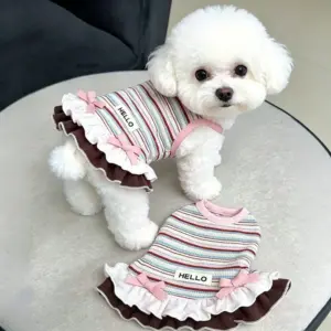 vestido para cães pequenos de renda