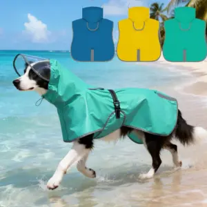 capa de chuva para cães refletiva