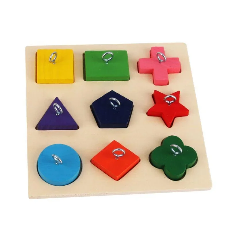 Brinquedo de Madeira para Papagaio com Blocos Interativos 15x15 cm - Imagem 3