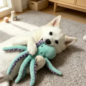 brinquedo de pelúcia polvo para cães