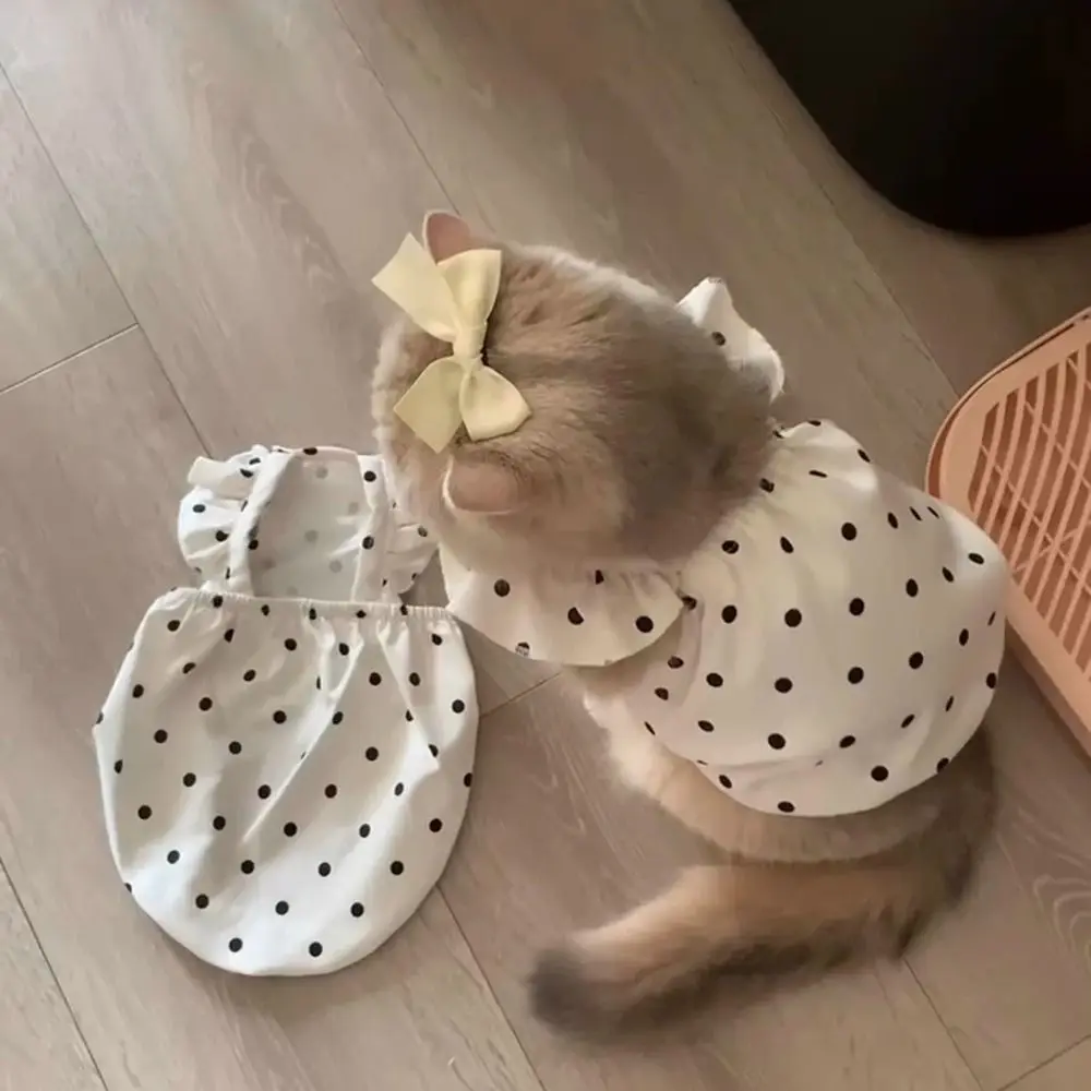 vestido para cães e gatos em poliéster